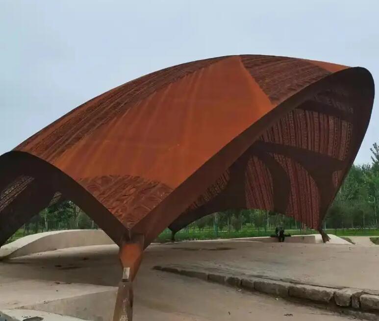 滁州耐候钢幕墙案例